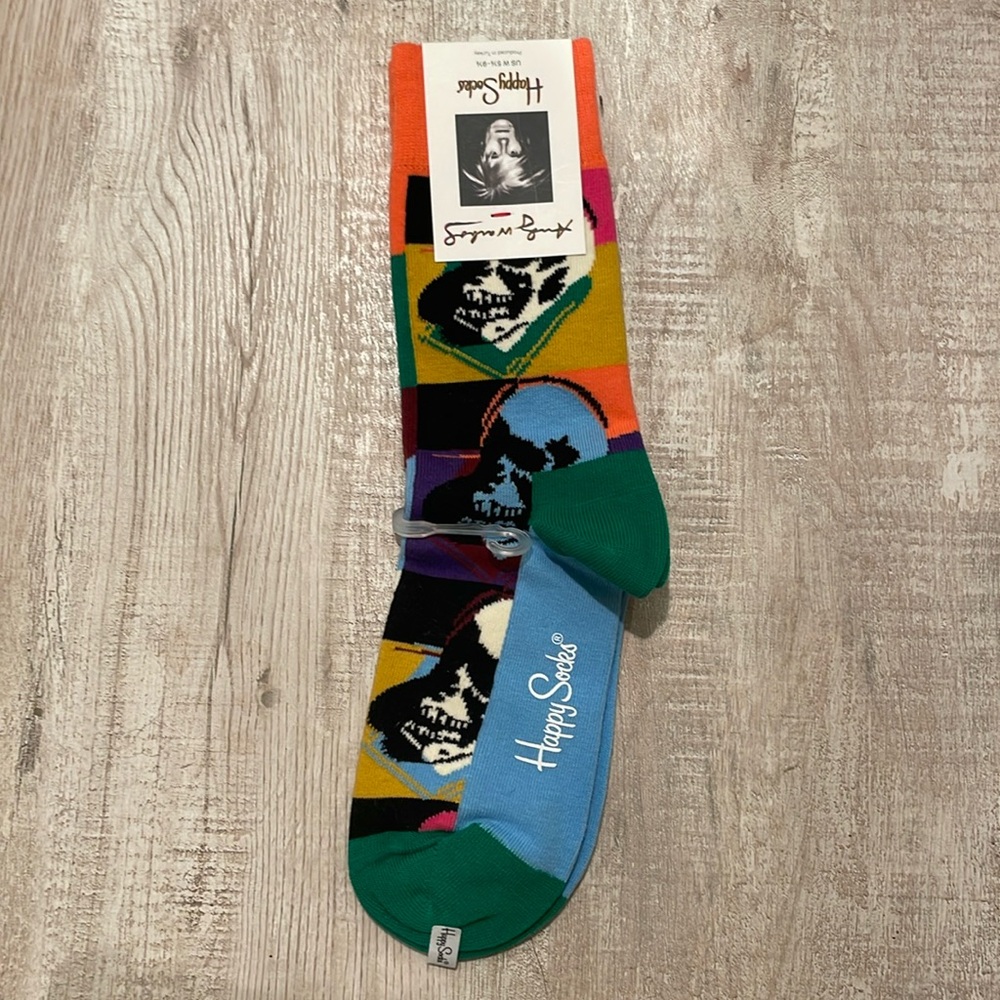 Andy Warhol x Happy Socks Colorful Crew Socks